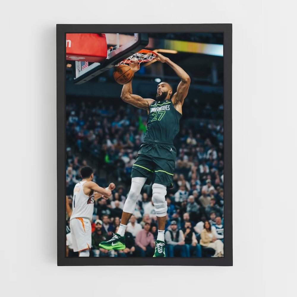 Poster Rudy gobert airs – affiche Basketball (vue 2)